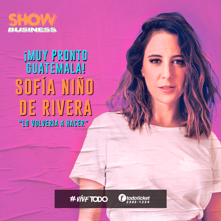 Sofía Niño de Rivera, stand up mexicana, se presentará en Guatemala para el 2019