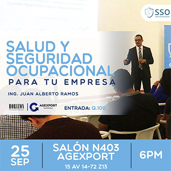 Taller de salud y seguridad operacional para empresas en Ciudad de Guatemala | Septiembre 2019