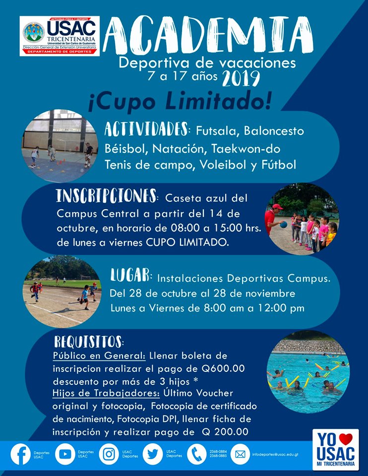 Cursos de vacaciones Guatemala