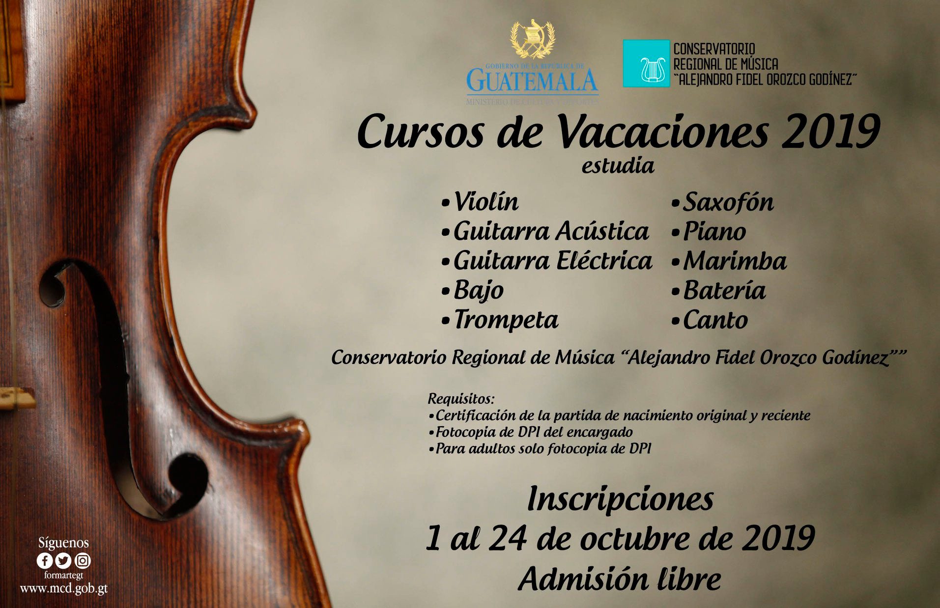 Cursos vacaciones Guatemala