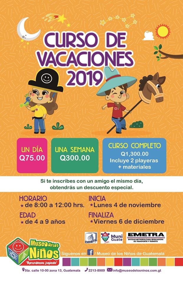 Cursos vacaciones Guatemala