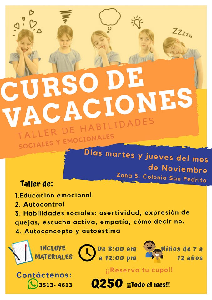 Cursos vacaciones