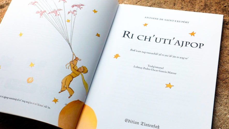 Donarán libros de El Principito traducido en idioma kaqchikel en Chimaltenango