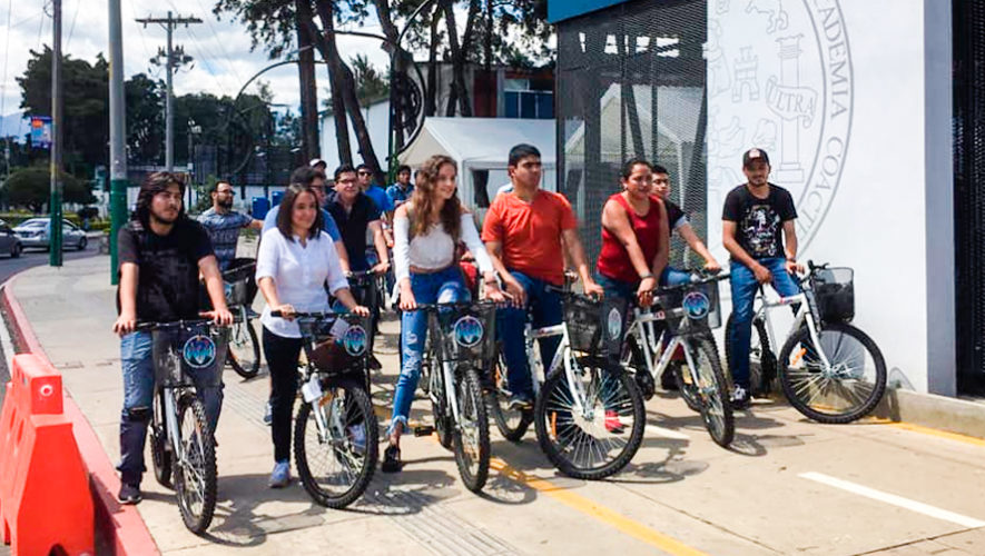 Inauguran ciclovía en la USAC, de la Avenida Petapa al Periférico, en Ciudad de Guatemala