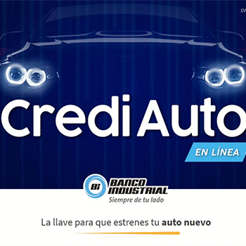 CrediAuto, la nueva plataforma digital de Banco Industrial Guatemala 1