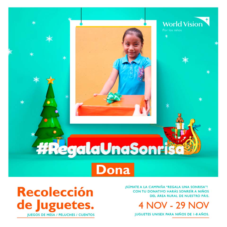 Recolectarán juguetes para niños de áreas rurales de Guatemala en noviembre 2019