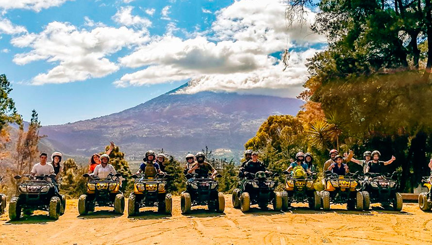 Tour en cuatrimoto por los miradores de Antigua Guatemala