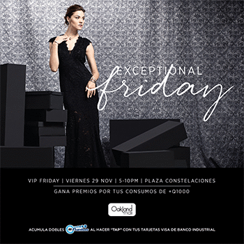 Asiste al Exceptional Friday de Oakland Mall y disfruta de descuentos especiales