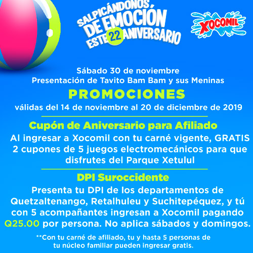 Promoción en Irtra de Retalhuleu