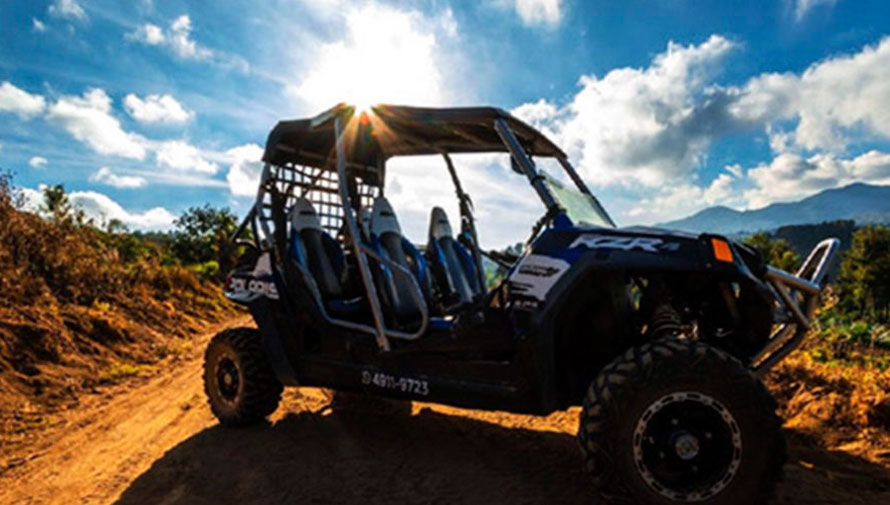 Tour del níspero en San Juan del Obispo en moto 4x4