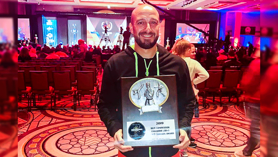Edgar CórdovaEdgar Córdova fue elegido como el mejor atleta senior del 2019 por Sports Martial Arts
