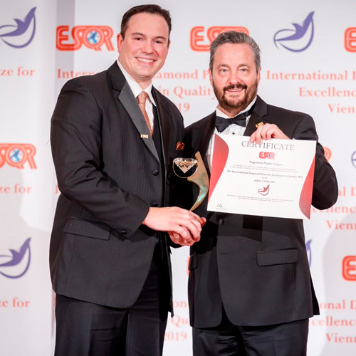 José López obtuvo el International Diamond Prize for Excellence in Quality 2019
