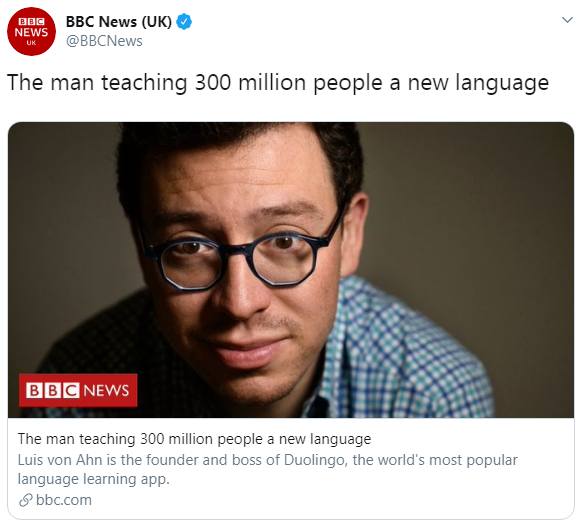 Luis von Ahn destaca a nivel mundial