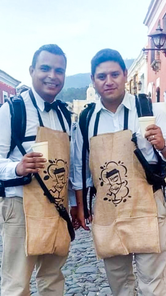 Vende Café en Antigua Guatemala