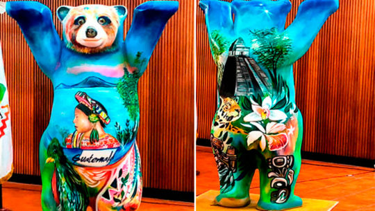 Buddy Bear guatemalteco estará expuesto en la Plaza de la Amistad