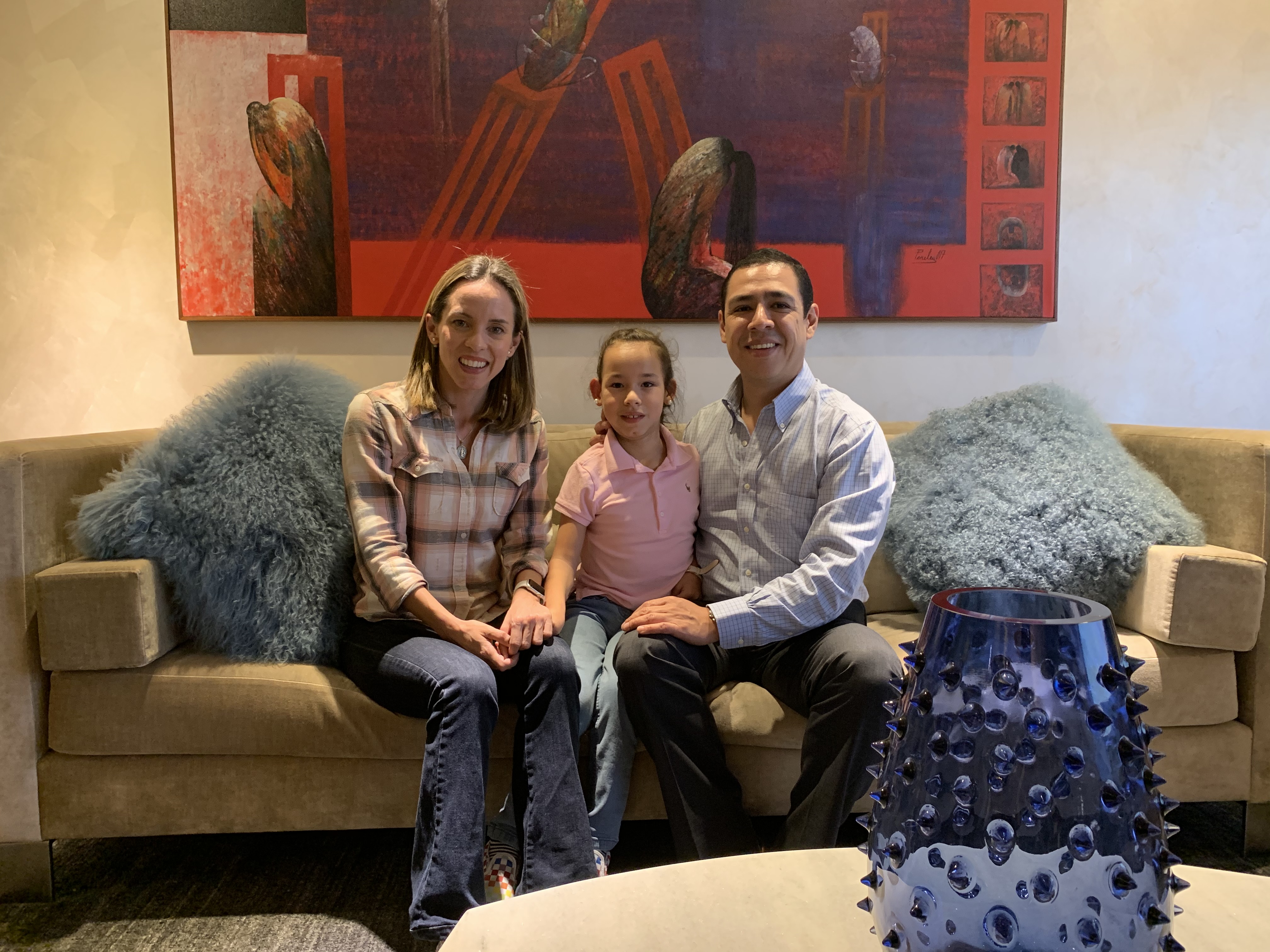 Christa y sus papás