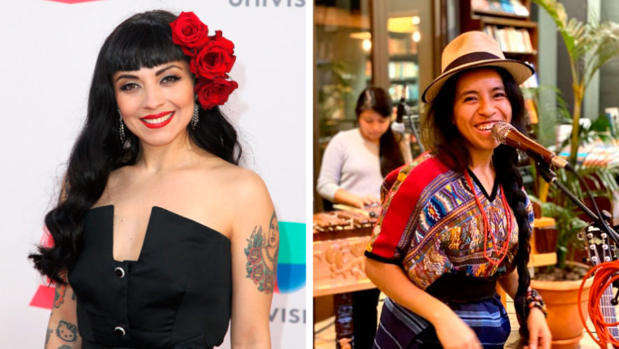 Sara Curruchich y Mon Laferte