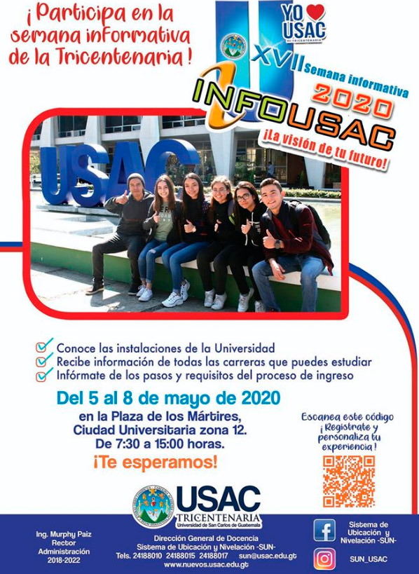 Semana informativa en la USAC 2020