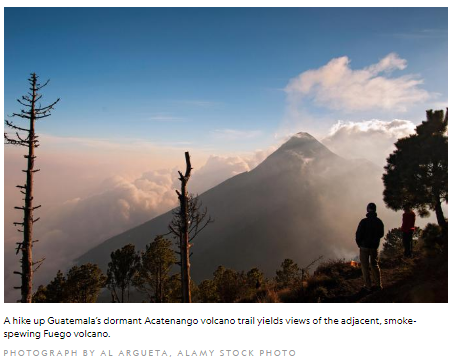 Volcán Acatenango entre los mejores lugares con vistas deslumbrantes