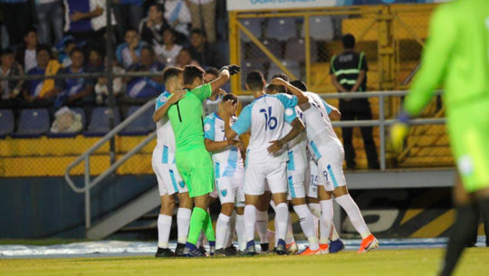 Alineación de Guatemala para el partido amistoso vs. Panamá, marzo 2020