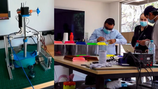 COVID-19: Estudiantes de la USAC crean mascarillas y respiradores artificiales para donar