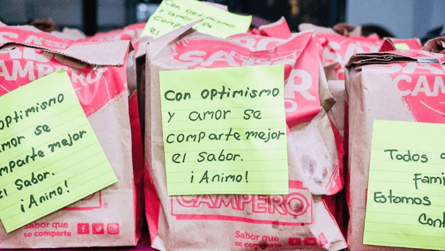 Empresas se unen y donan comida a servidores púbicos guatemaltecos