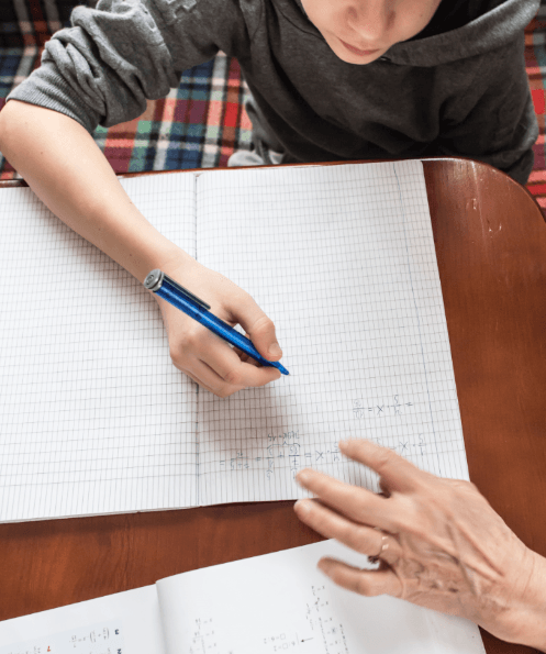 Estudiante en casa