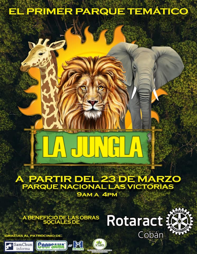 Inaugurarán el parque temático La Jungla en el Parque Nacional Las Victorias, Alta Verapaz
