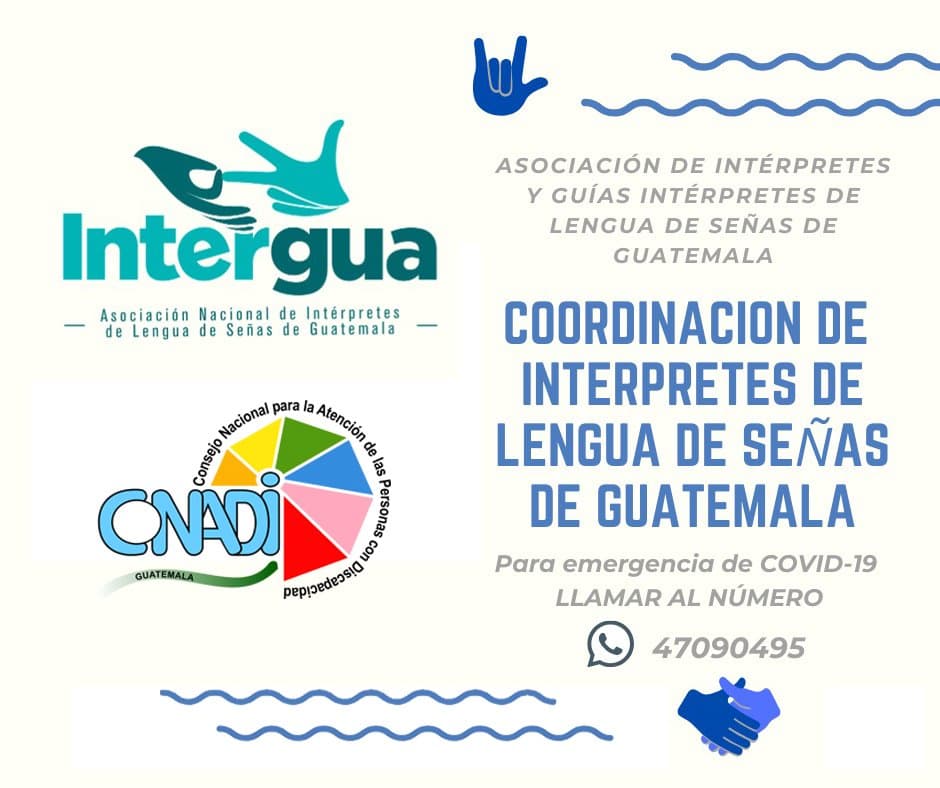 Intergua y Conadi videollamadas personas con discapacidad