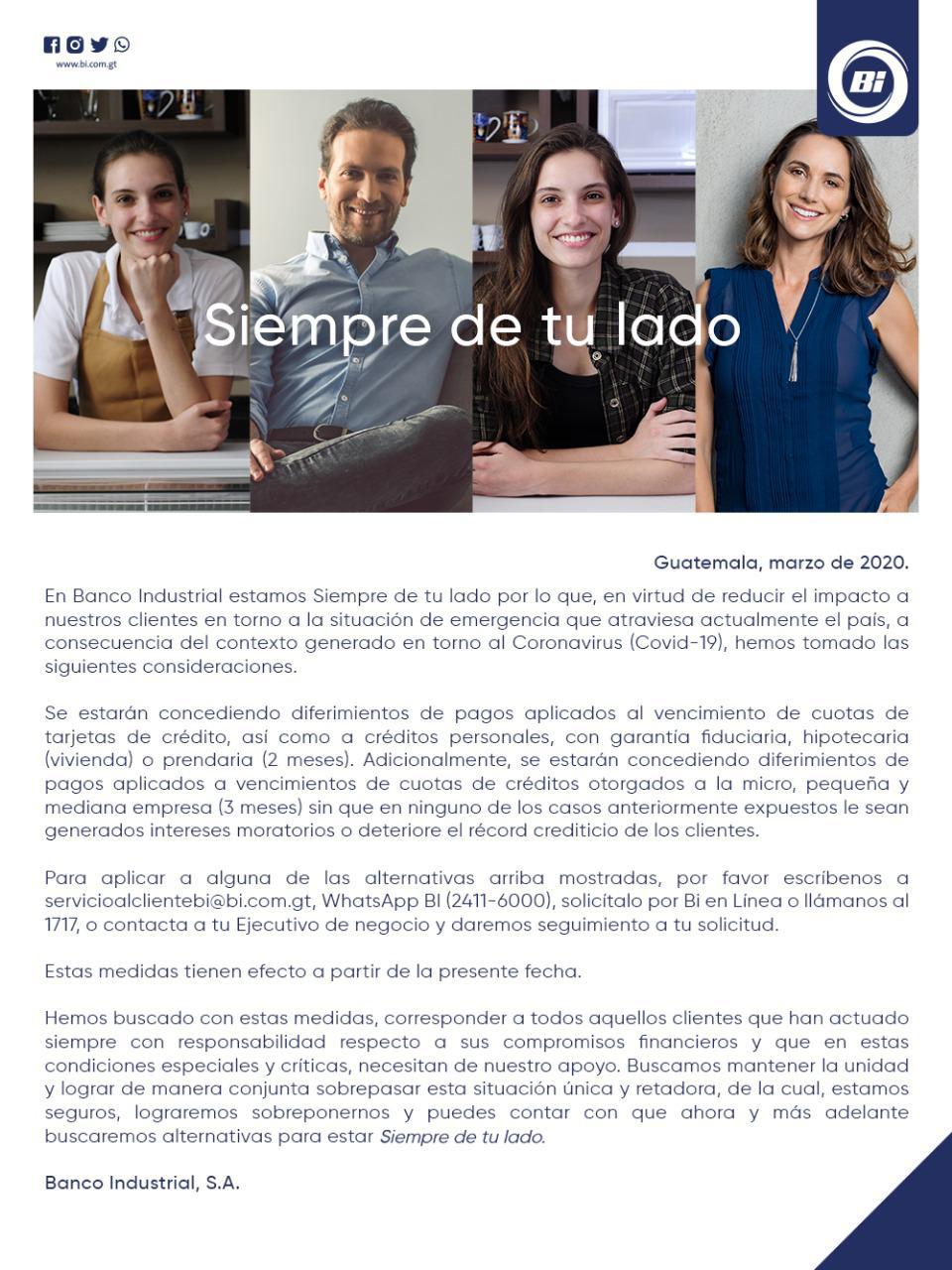 bancos-de-guatemala-pagos-creditos-bancoindustrial-comunicado