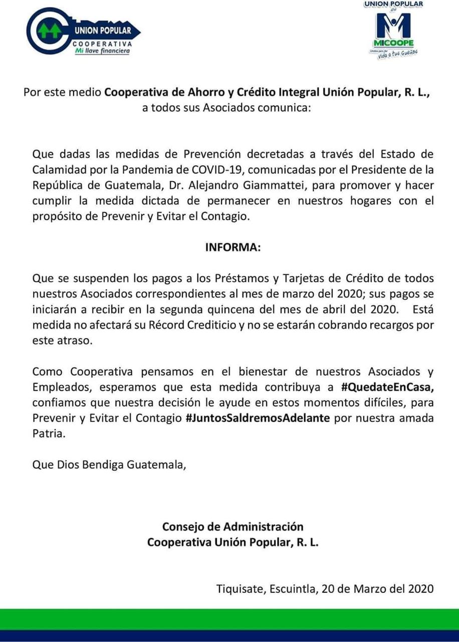bancos-de-guatemala-pagos-creditos-micoope-comunicado