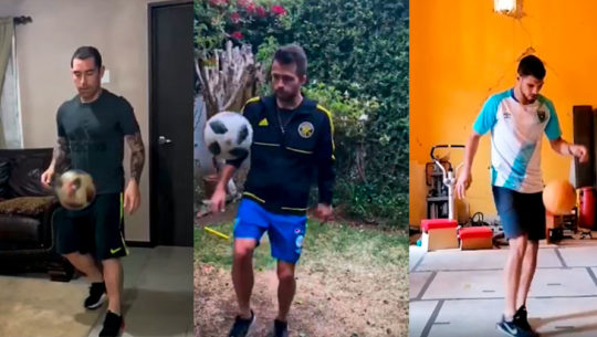 38 futbolistas de la Liga Nacional se unen a reto viral en redes sociales