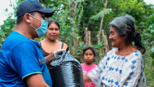 COVID-19: Coban Imperial recolectó víveres para entregar a personas de escasos recursos