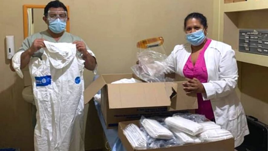 Club Rotario Guatemala Nordeste y UHY Perez & Co donaron equipo de protección médico