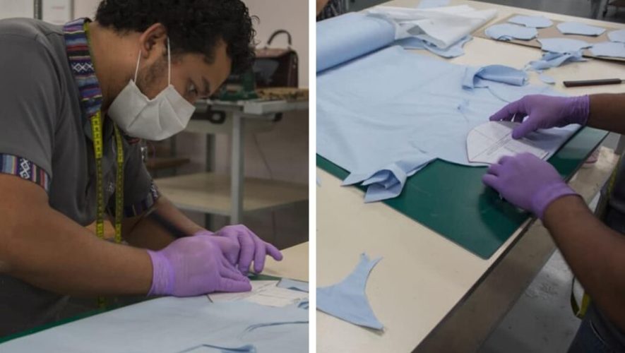 Empresa guatemalteca dejó de producir bolsas para hacer mascarillas y donarlas