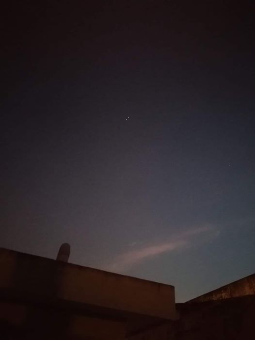 Estación Espacial Internacional desde Guatemala