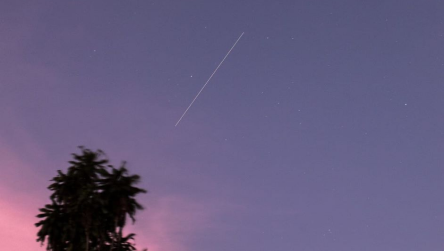 Fotos y videos: Así se vio la Estación Espacial Internacional desde Guatemala en abril 2020
