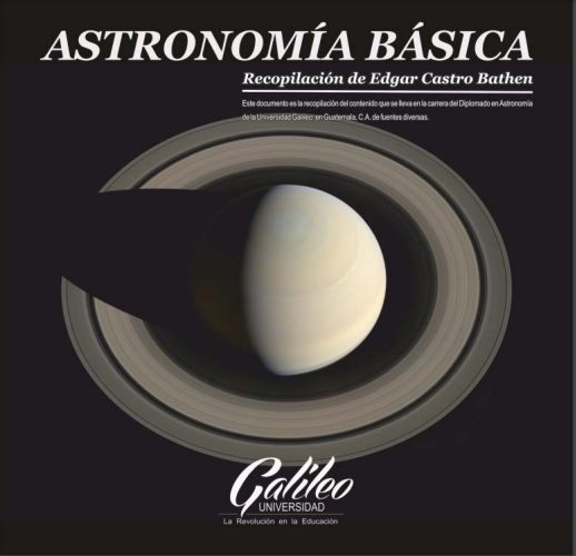 Libro de astronomía básica escrito por un guatemalteco