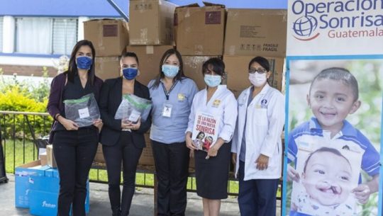 Operación Sonrisa hace donativo para apoyar a guatemaltecos afrontar la crisis del COVID-19