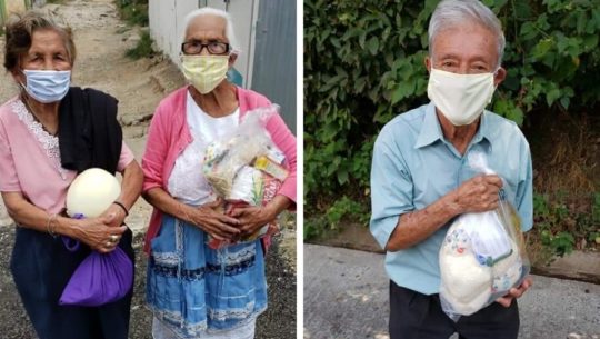 Proyecto Cero hambre en Santa Catarina Pinula dona víveres a personas de escasos recursos