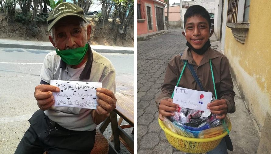 Sé Feliz Guatemala, movimiento recauda dinero para donar a comerciantes informales