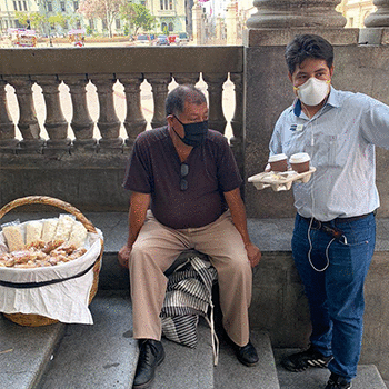 COVID-19 La Tacita de Plata entregó cafés a servidores públicos y guatemaltecos