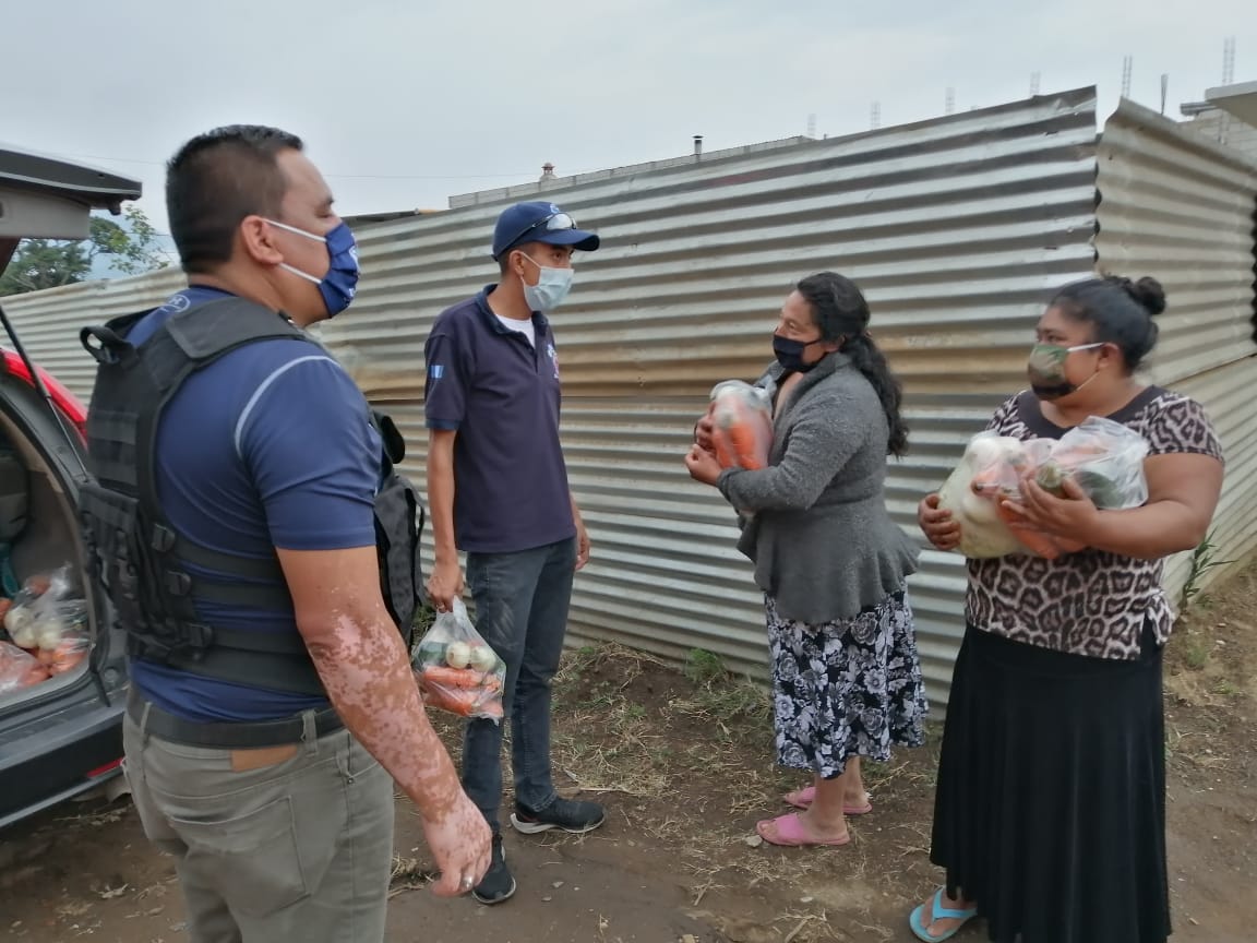 Agricultor de Patzicía, Chimaltenango, donó verduras a familias de escasos recursos