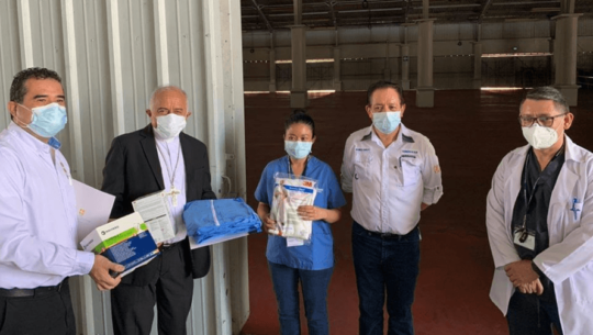 COVID-19_ Cáritas Arquidiocesana donó más de 24 mil suministros médicos a hospital temporal
