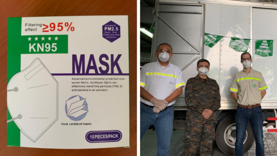 COVID-19_ Cementos Progreso donó equipo de protección hospitalario a médicos guatemaltecos