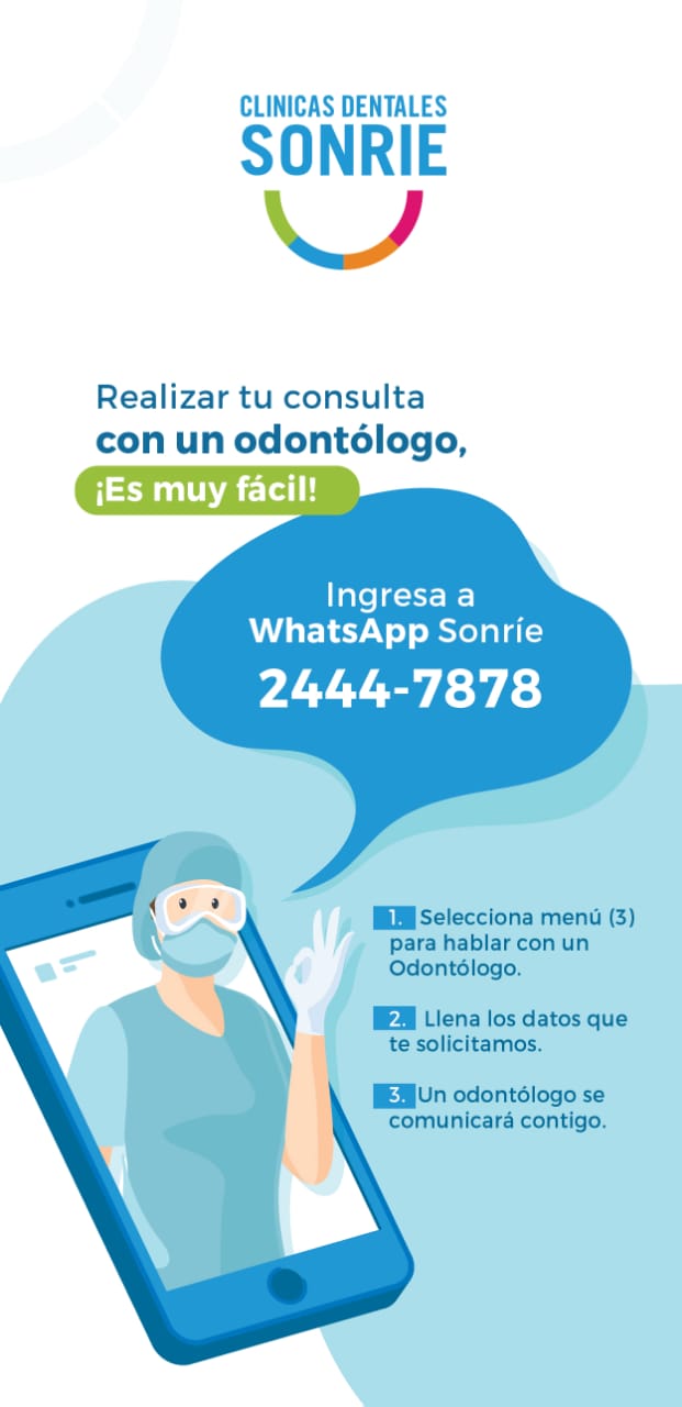 COVID-19Clínicas Dentales Sonríe ofrece atención odontológica gratuita por videollamada