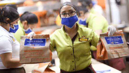 Por cada menú que compres, Pollo Campero y Banco Industrial regalarán uno durante el COVID-19