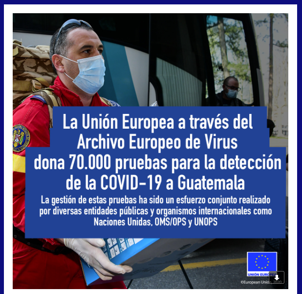 Pruebas para la detección del Coronavirus en Guatemala