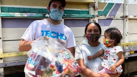 Walmart donó alimentos y productos de higiene a TECHO Guatemala