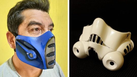 Arteba, empresa guatemalteca crea diseños de mascarillas artísticas durante el COVID-19